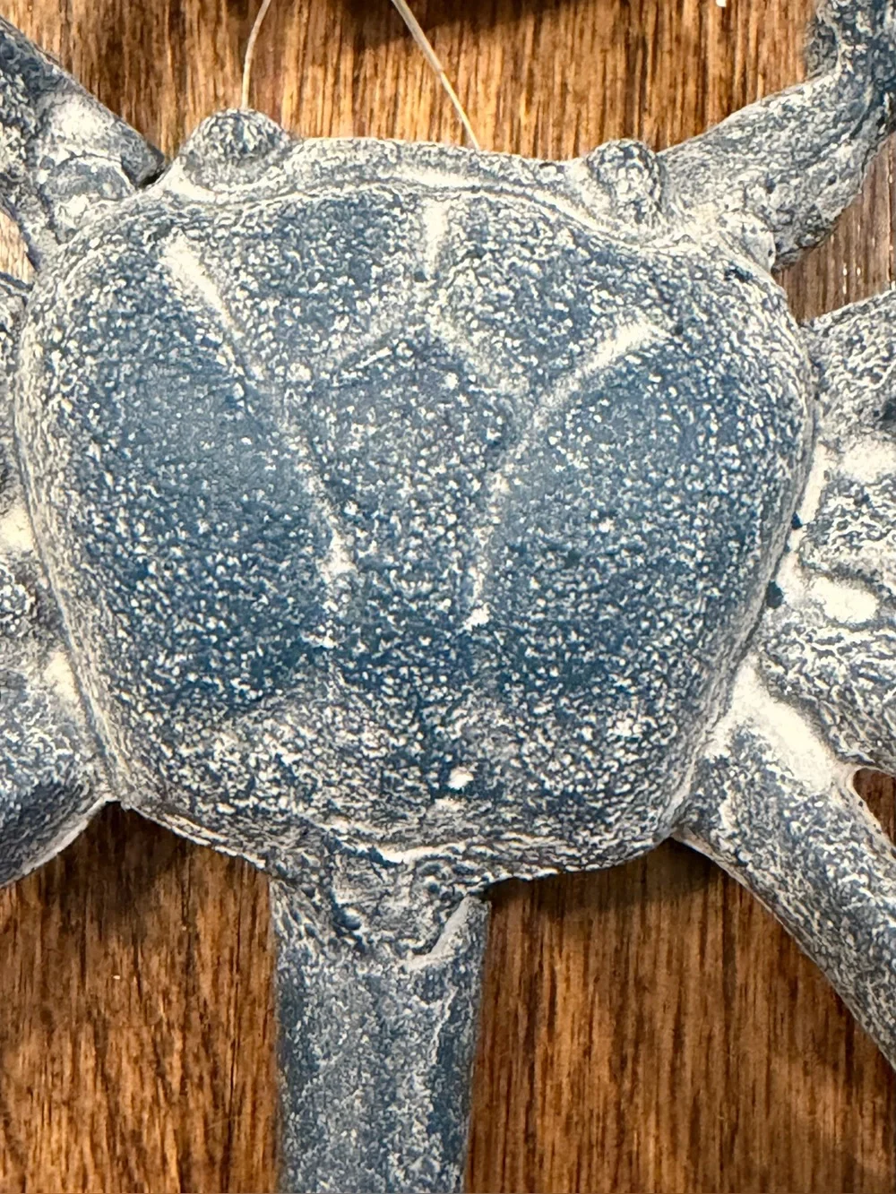 NWT Indaba Trading Coastal Cast Iron Blue Crab Wall Hook - Decorative Home Decor